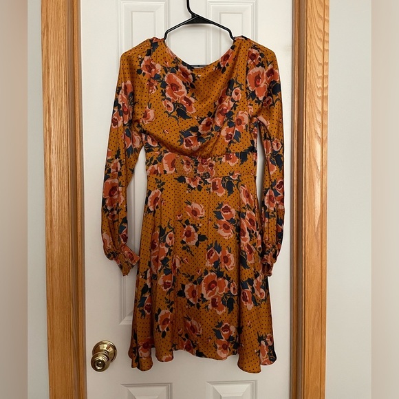 Free People Morning Light Mini Dress in Yellow Size 6 - Picture 9 of 11